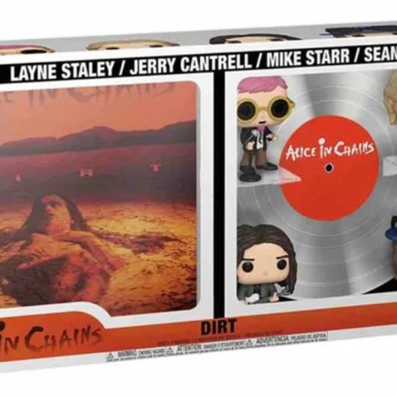 Funko Pop! Album Deluxe Alice In Chains ~ Includes Display Case ~ Brand New! - Picture 1 of 8